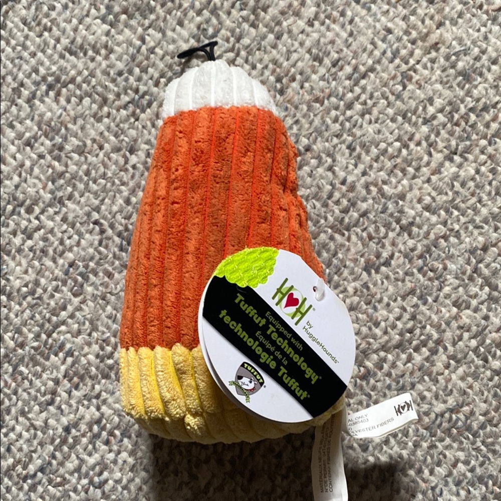 Candy Corn Plush Hugglehounds Toy